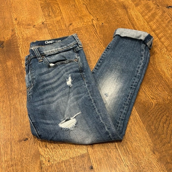 Gap Women’s Girlfriend Jeans Blue Size 26 - Picture 1 of 6